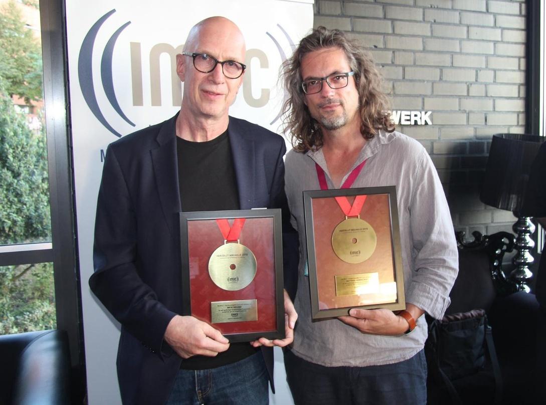Erhielten die Herzblut-Medaille des IMUC: Micki Meuser (links) und Matthias Hornschuh