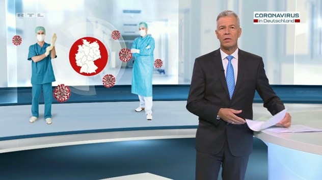 Peter Kloeppel moderiert das "RTL aktuell Spezial" zum Coronavirus