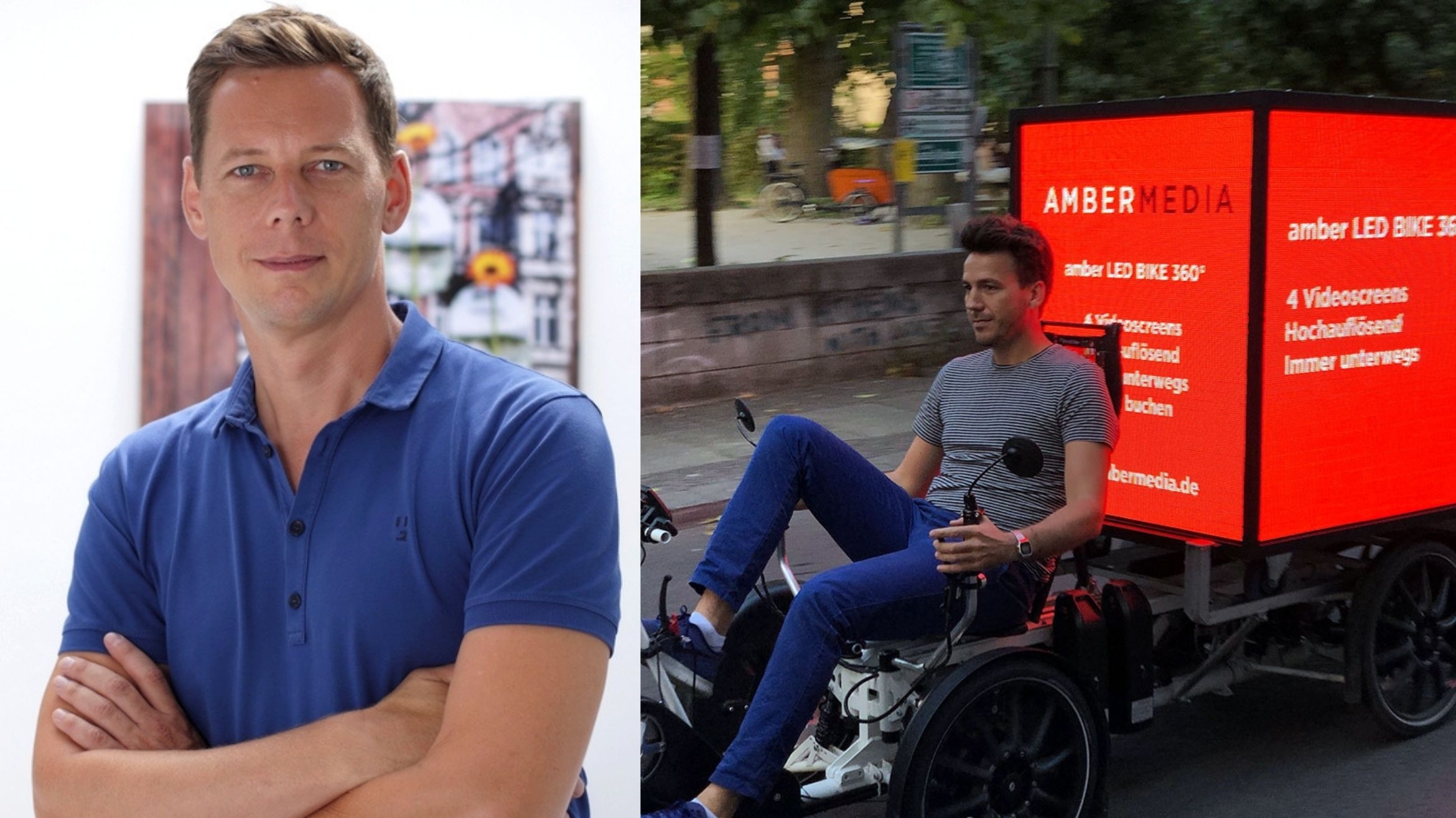 v.l.: Ambermedia-Chefs Karsten Warrink und Marius Huinink – 