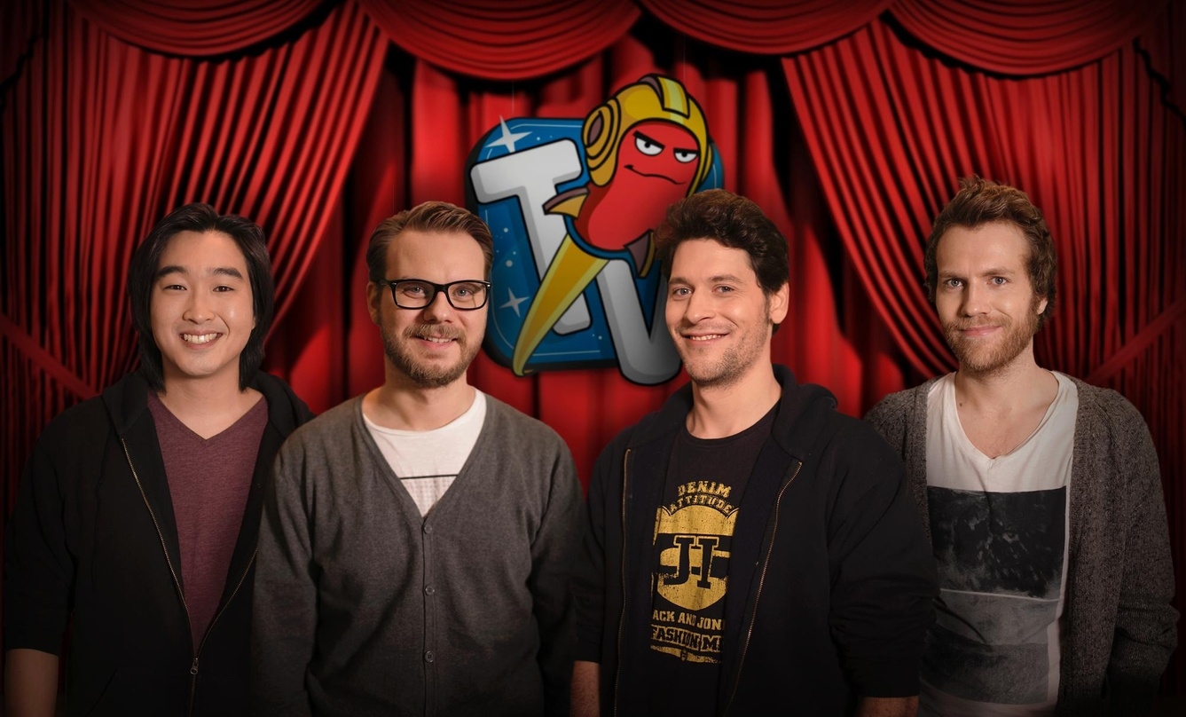Starten Mitte Januar Rocken Beans TV auf Twitch (v.l.): Daniel Budiman, Etienne Gardé, Simon Krätschmer und Nils Bomhoff