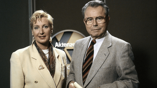 Sabine Zimmermann und ihr Vater Eduard Zimmermann in "Aktenzeichen XY... ungelöst" –