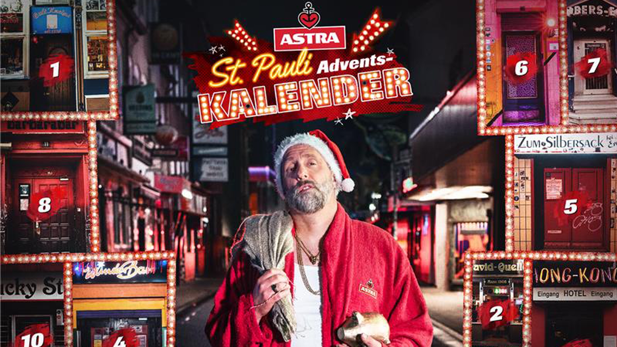 Astra will mit einem interaktiven Adventskalender die Kneipenszene auf St. Pauli unterstützen –