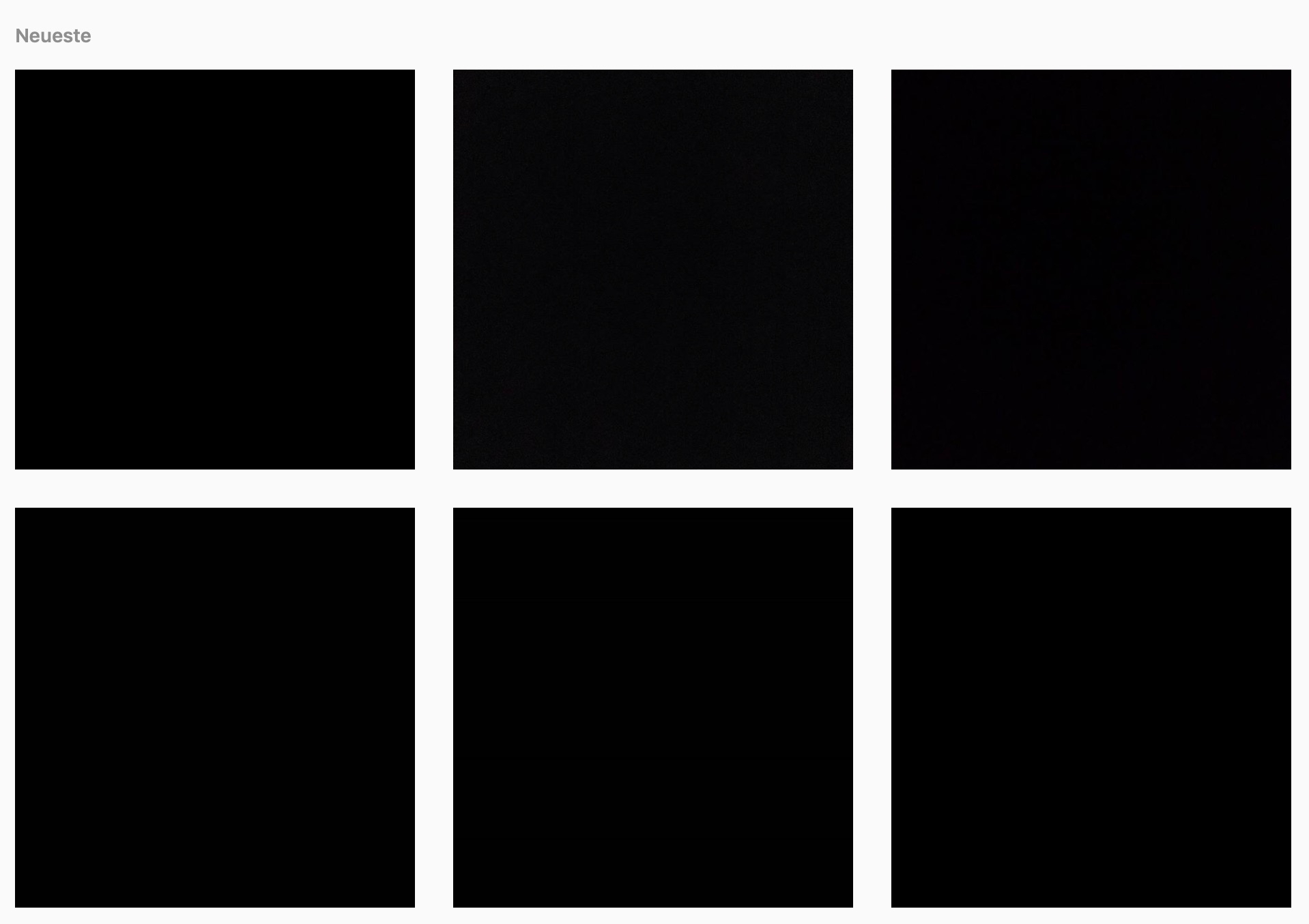 Ungewohnter Anblick auf Instagram:  Schwarze Quadrate, die um die Welt gehen 