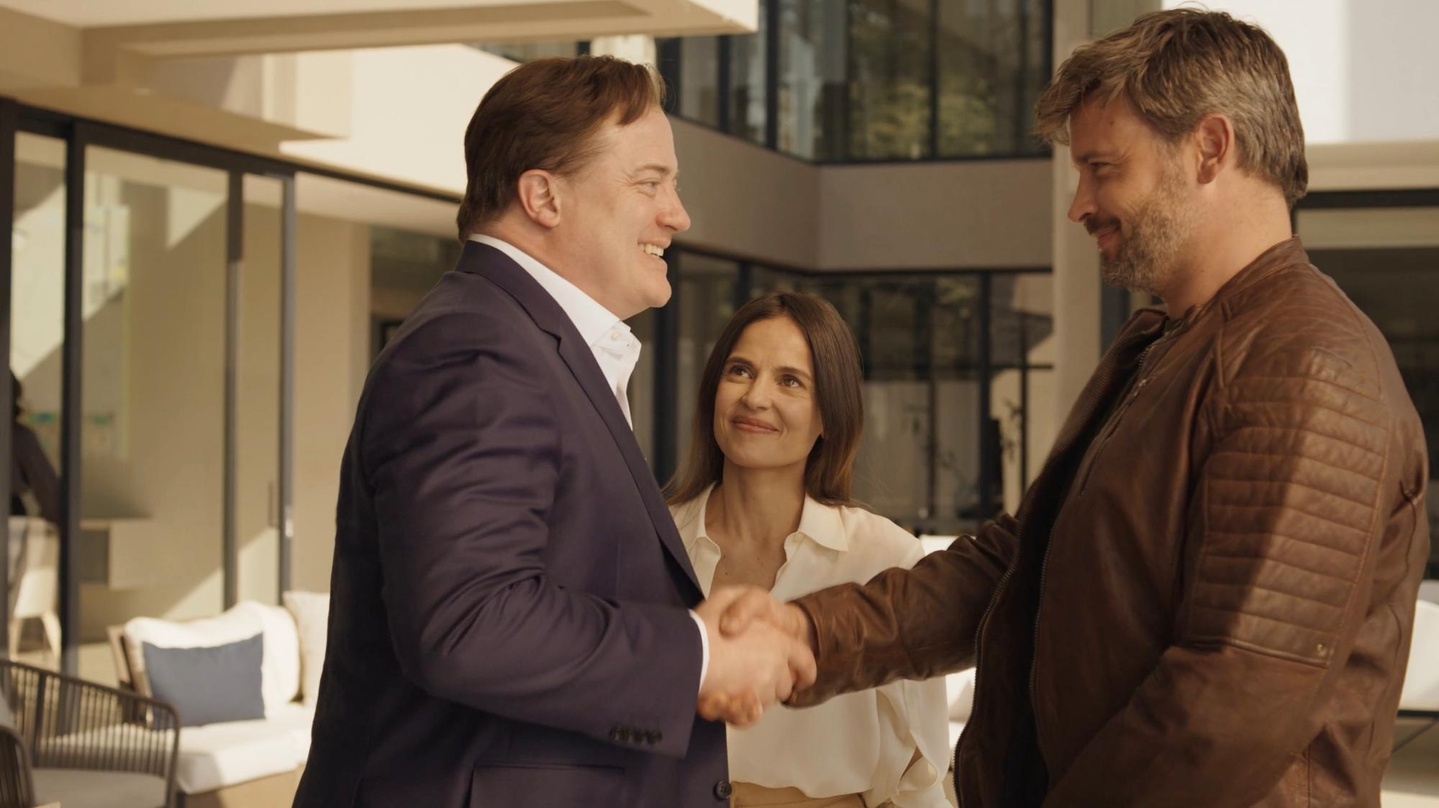 Brendan Fraser, Elena Anaya and Tom Welling (v.l.) in "Professionals"