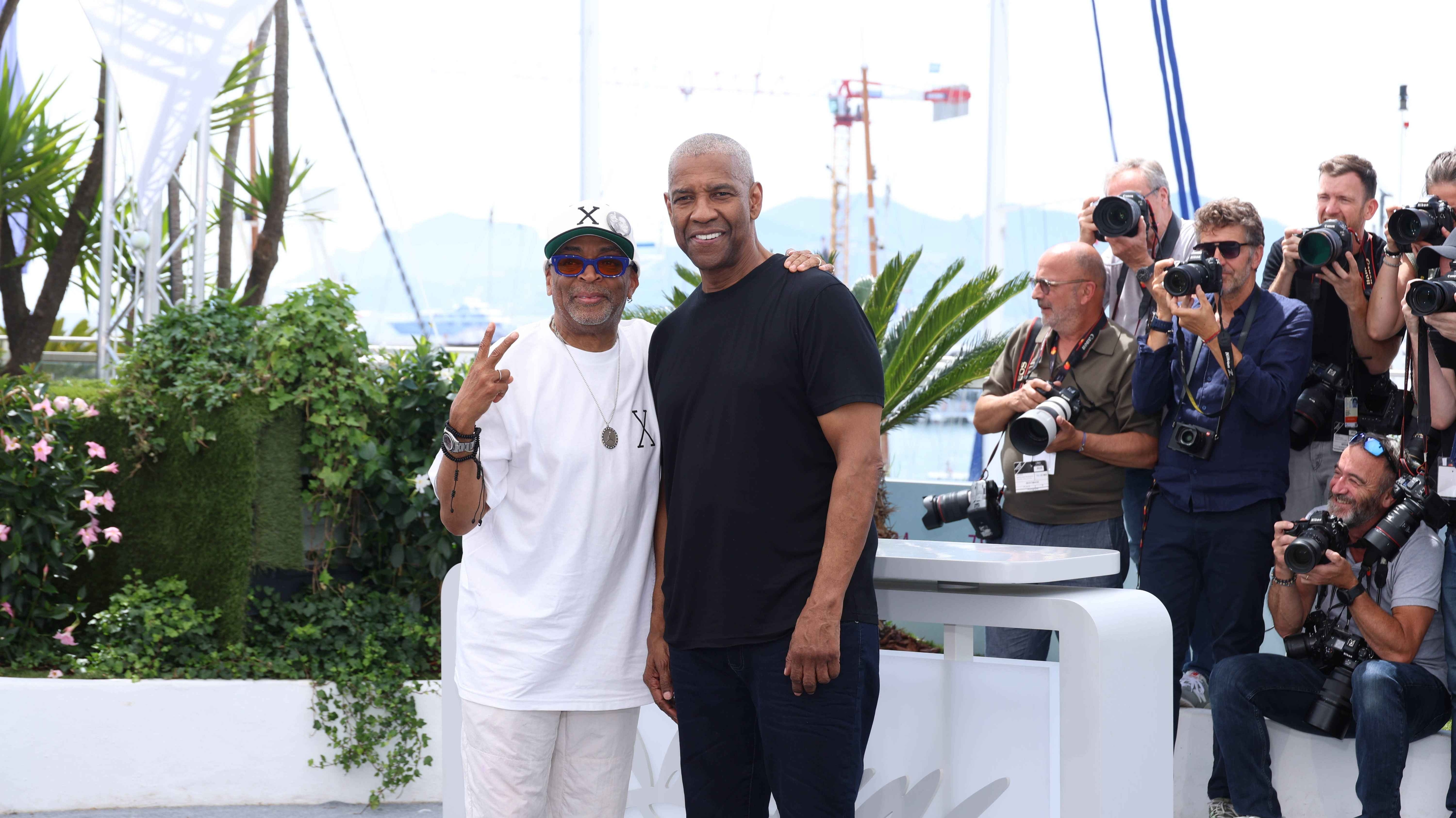 Danzel Washington erhält bei "Highest 2 Lowest"-Premiere Ehrenpalme
