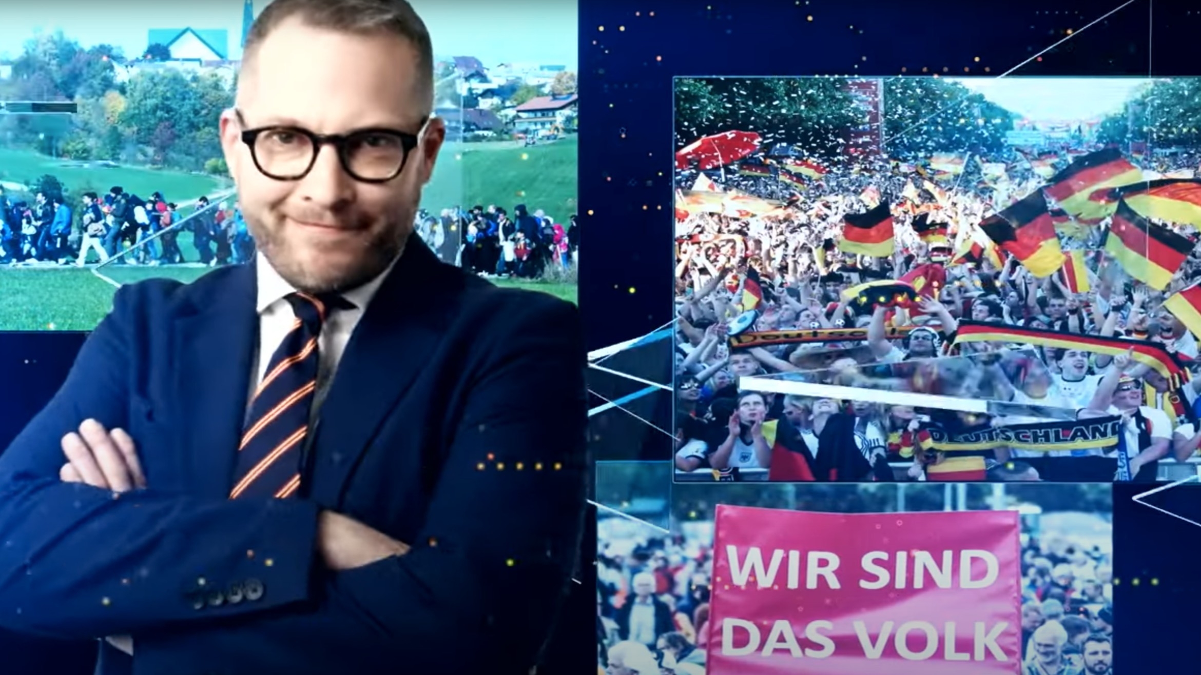 So begrüßt Ex-"Bild"-Chef Julian Reichelt Zuschauer bei seinem YouTube-Kanal "Achtung, Reichelt!" –