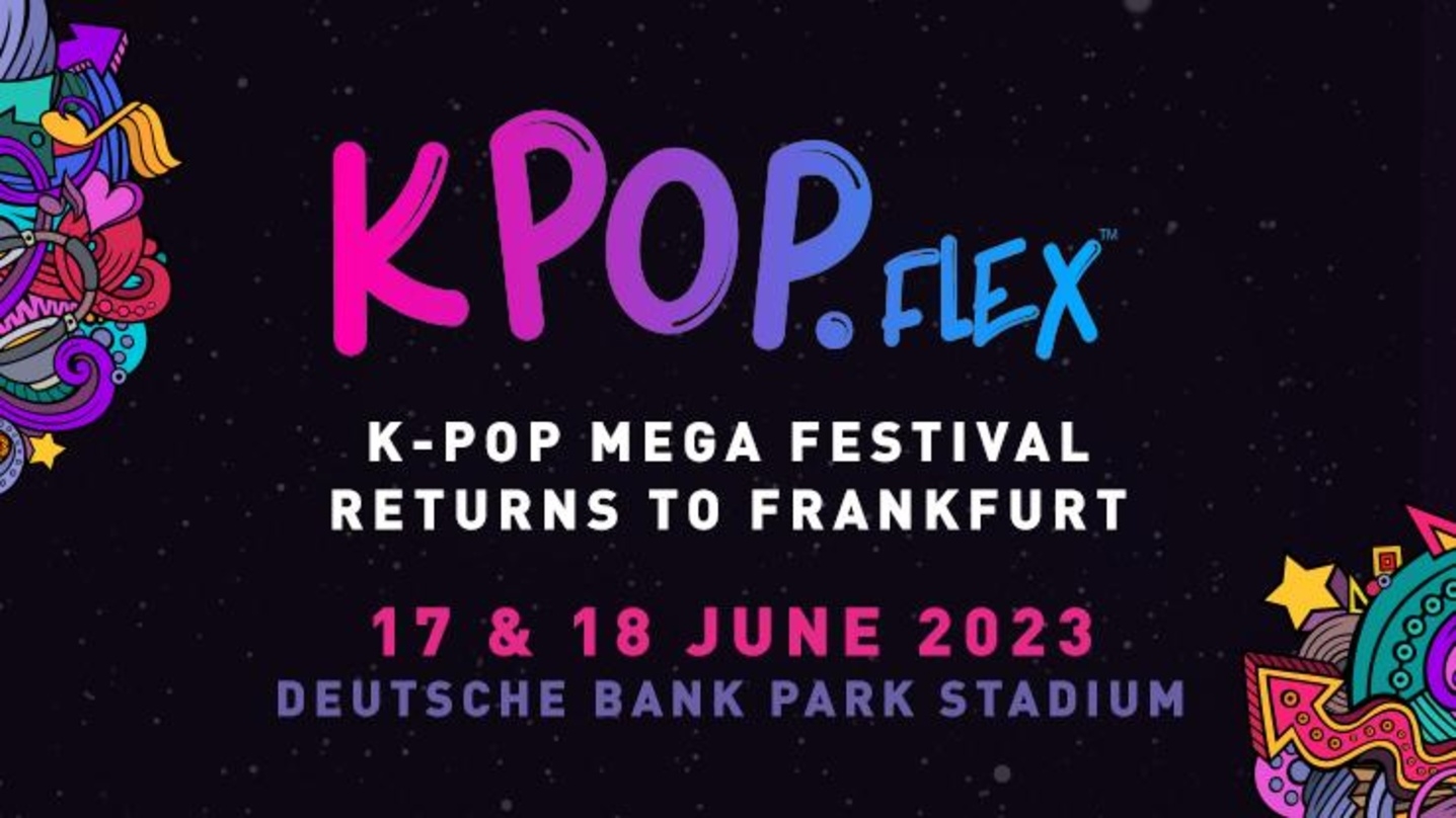 Soll auch 2023 stattfinden; das Festival KPop.Flex im Deutsche Bank Park
