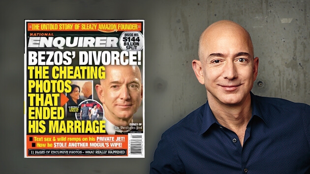 Amazon-Chef Bezos liegt mit dem US-Skandalblatt National Enquirer quer