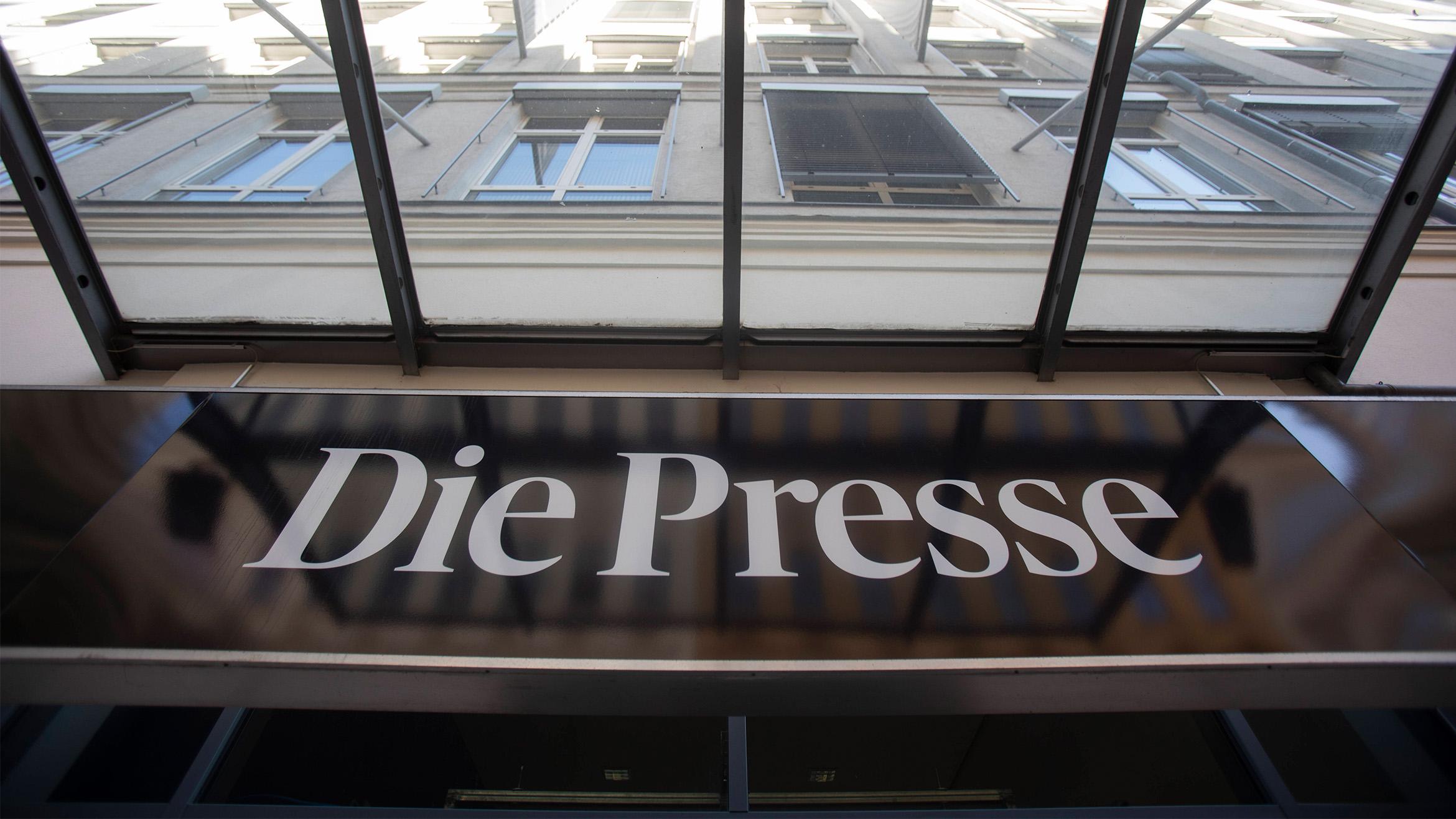 Die österreichische Tageszeitung "Die Presse" -
