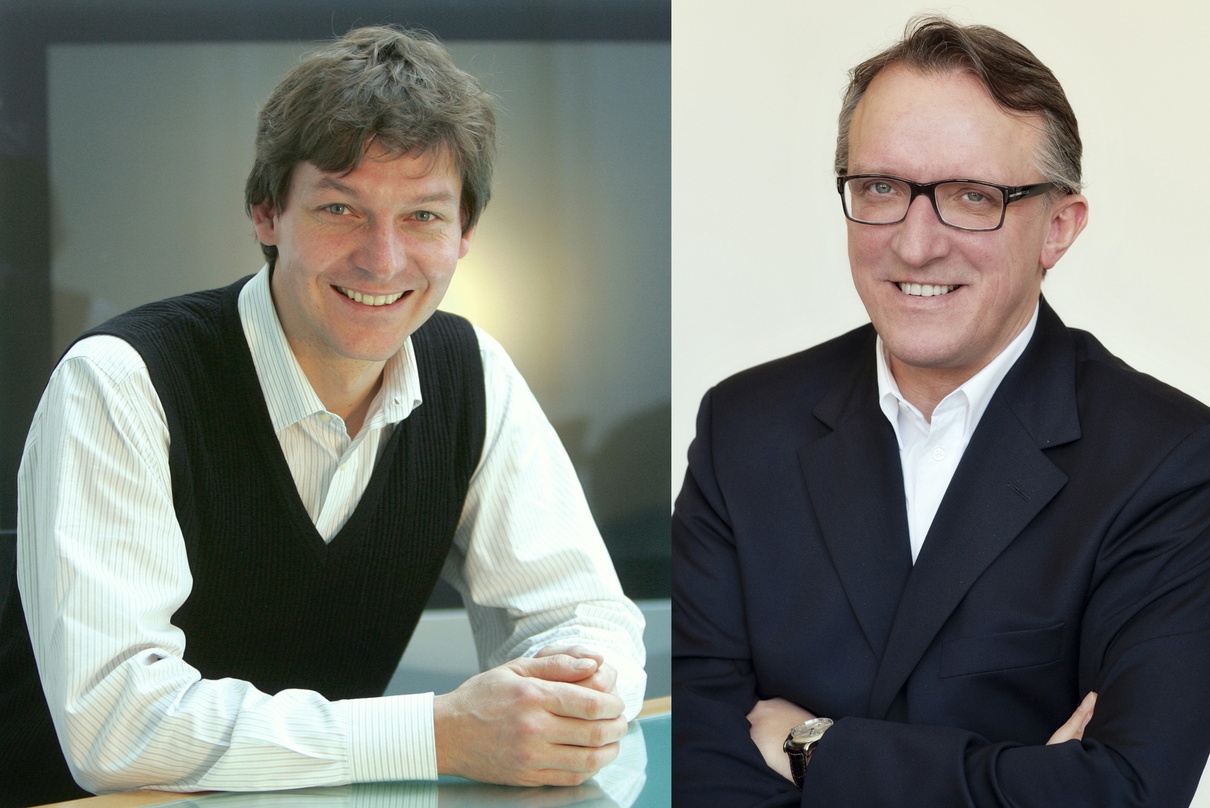 In den Vorstand gewählt: Jan Rickers (l., Studiocanal) und Wolfgang Carl (Sunfilm)