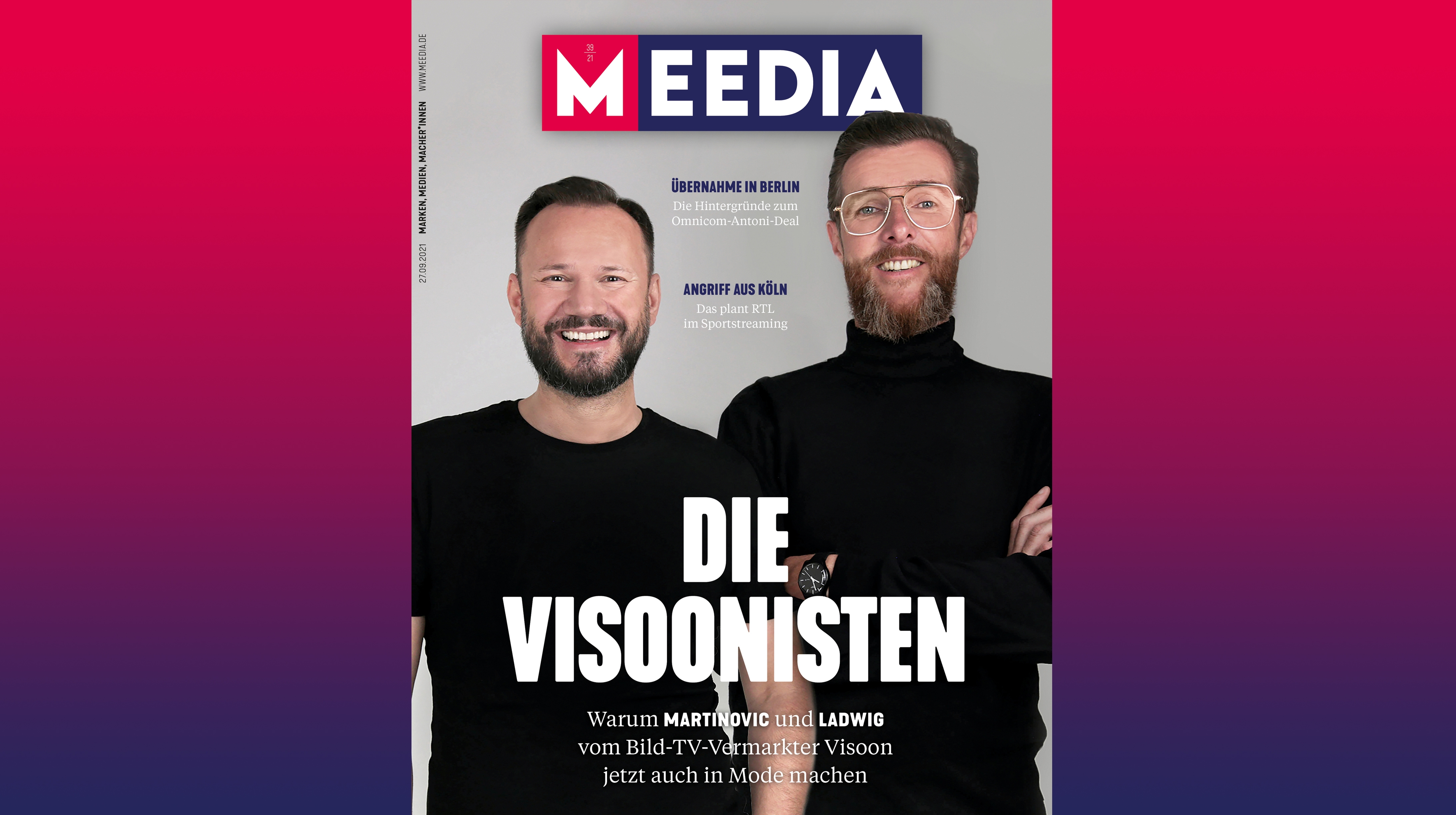 Das Cover der MEEDIA-Ausgabe #39 –