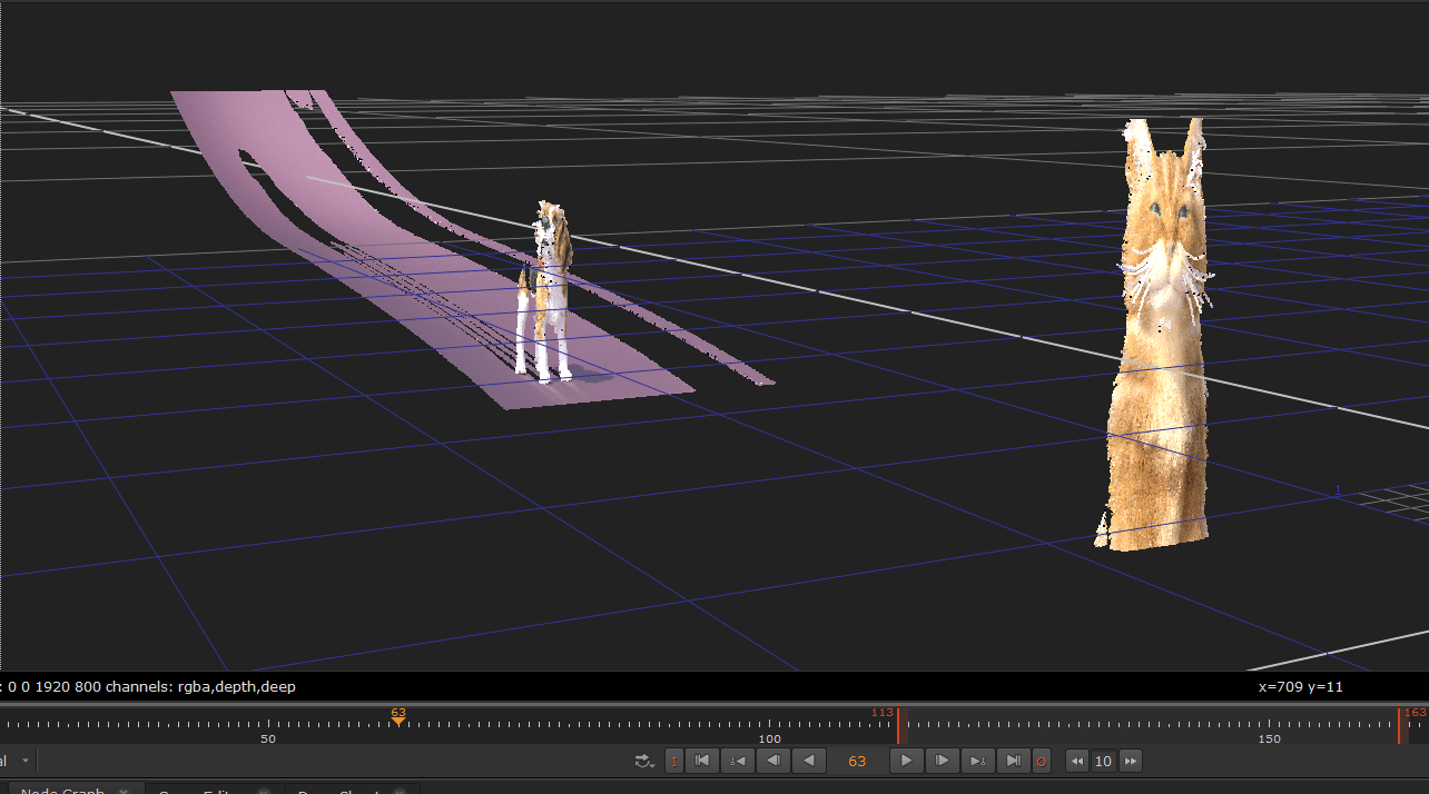 Deep to Points in Nuke. Im Gegensatz zu einem Z-Depth-Pass weiß Bokeh so, wie die Pixel tatsächlich in der Tiefe verteilt sind.