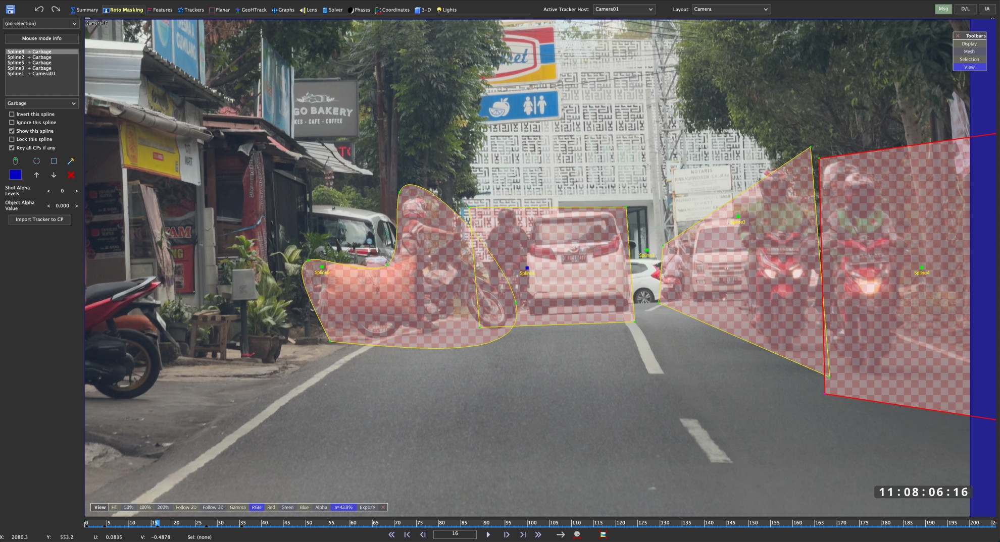 Mit Rotoscoping-Masken bekommt ihr schwierige Clips in den Griff.