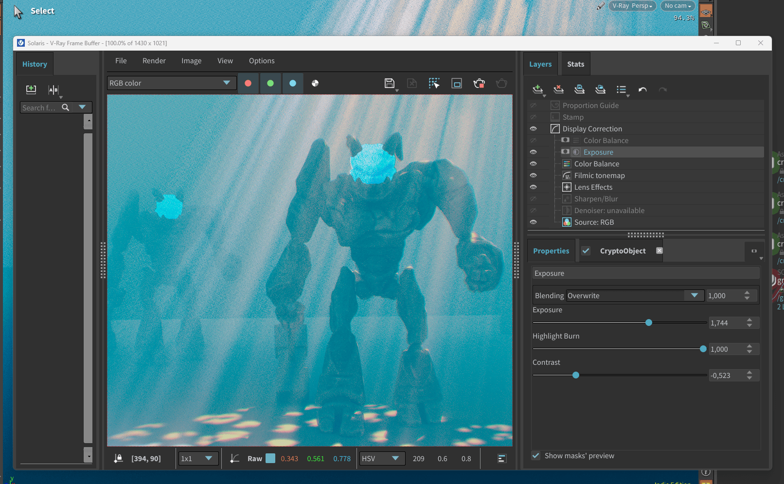 Lichtdemo – ein Arealight mit Custom Lightshader trifft auf eine DIY-FogBox mit Environment Fog Shader