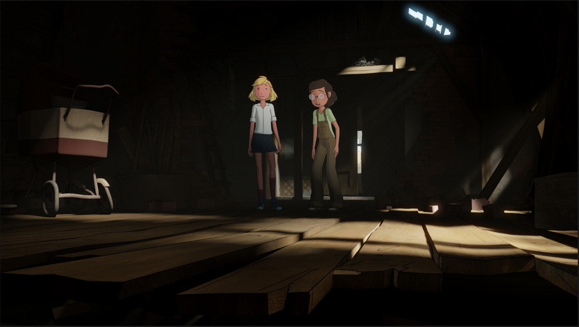 Auf einem alten Dachboden vor der Comp