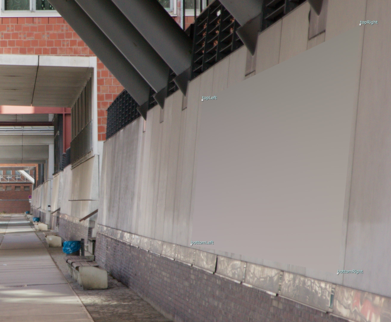 Die Verlinkung zum Corner Pin macht Clean Ups sehr viel leichter.