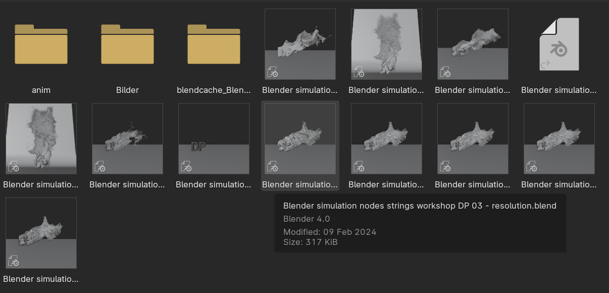 Blender bringt einen eigenen Dateibrowser mit. In Blender 4.1 werden jetzt im Tooltip Metainformationen wie die Blenderversion, mit der ein Projekt gespeichert wurde, oder die Auflösung von Bildern und Bildrate von Videos angezeigt.