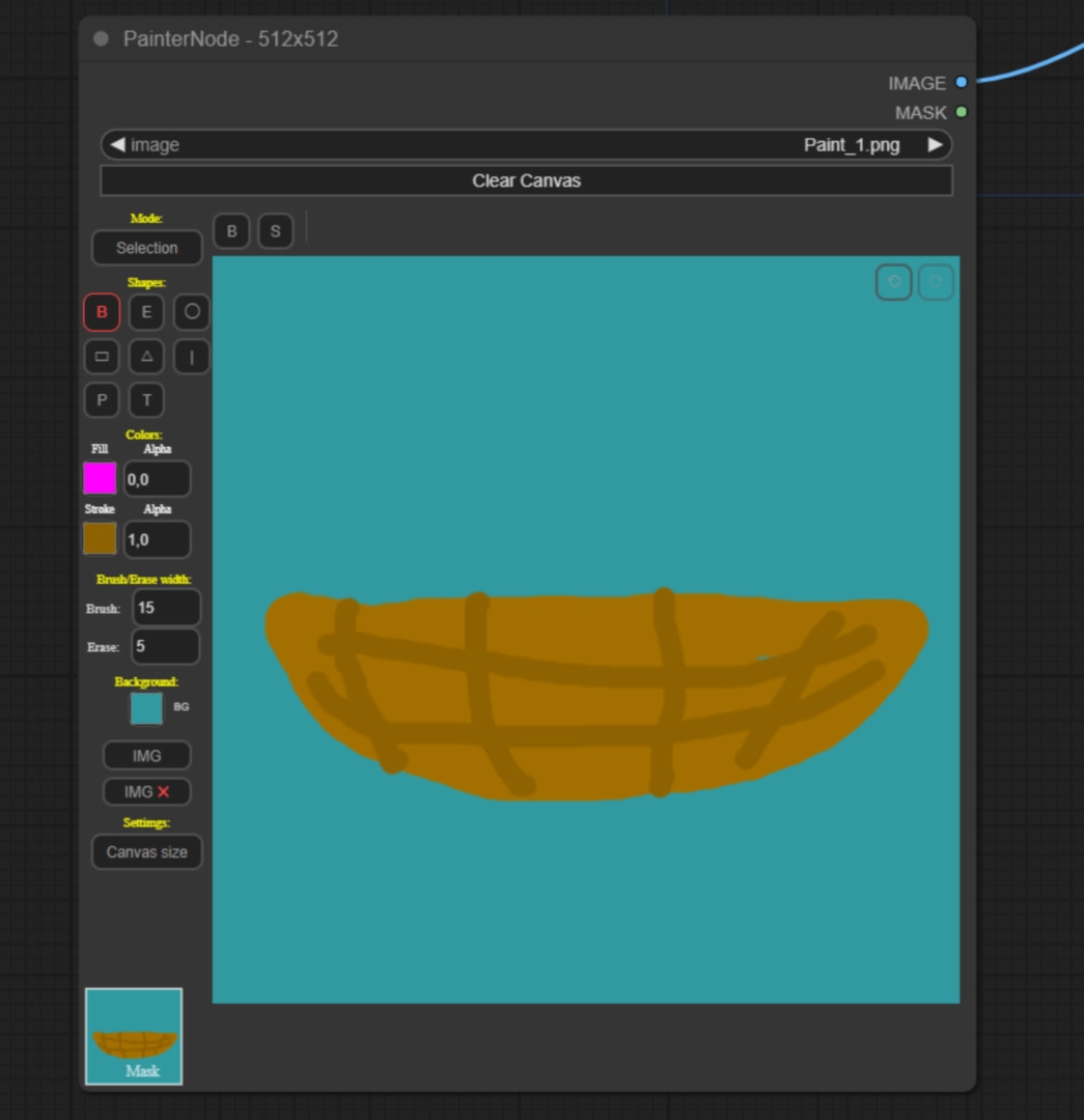 Für die Schiffe hat die Inputkritzelei so ausgesehen.