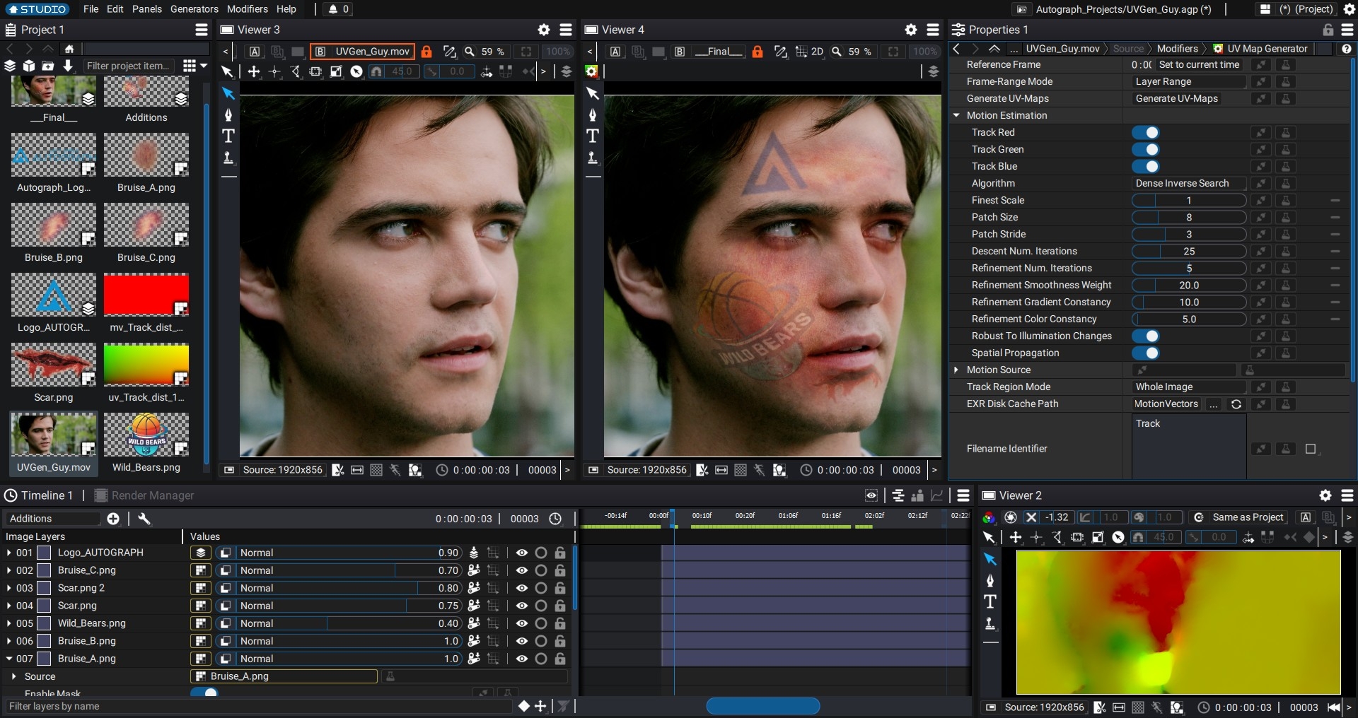 Danke voller Floating Point-Unterstützung kein Problem: Motion Vector Tracking