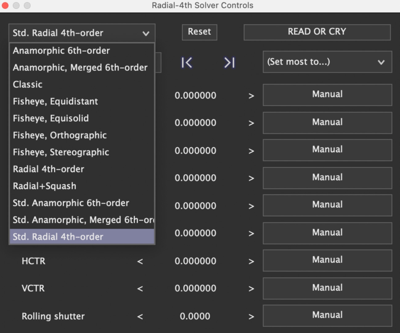 Die Objektiventzerrung sollte Schritt für Schritt erfolgen.